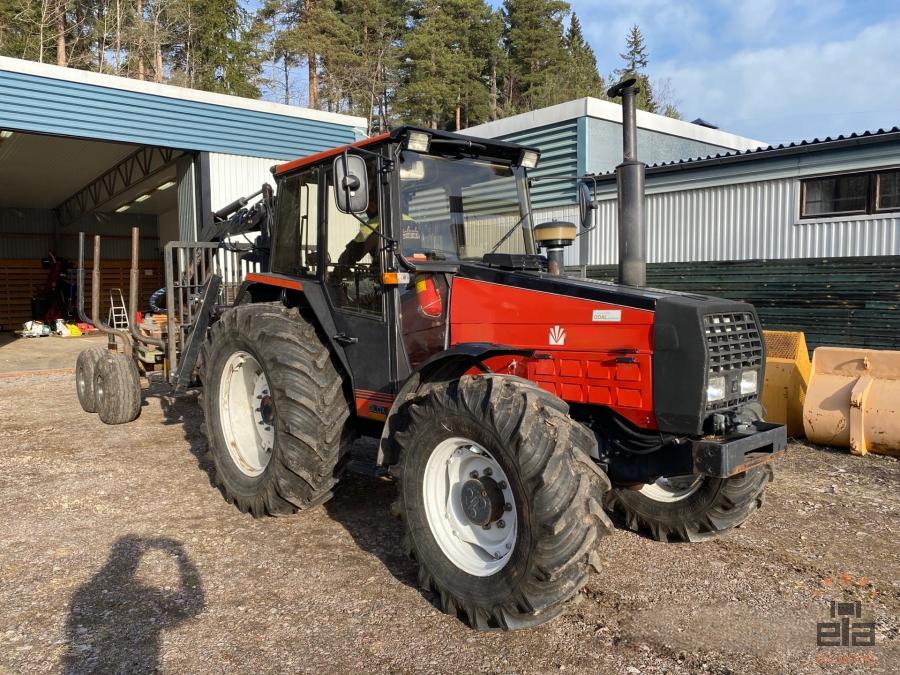 1990 Valmet 805 Tractor with logger trailer Moheda FMW - Image 2