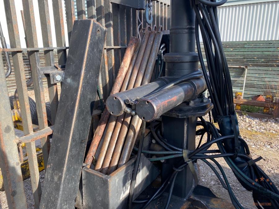 1990 Valmet 805 Tractor with logger trailer Moheda FMW - Image 24