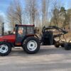 1990 Valmet 805 Tractor with logger trailer Moheda FMW