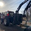 1990 Valmet 805 Tractor with logger trailer Moheda FMW