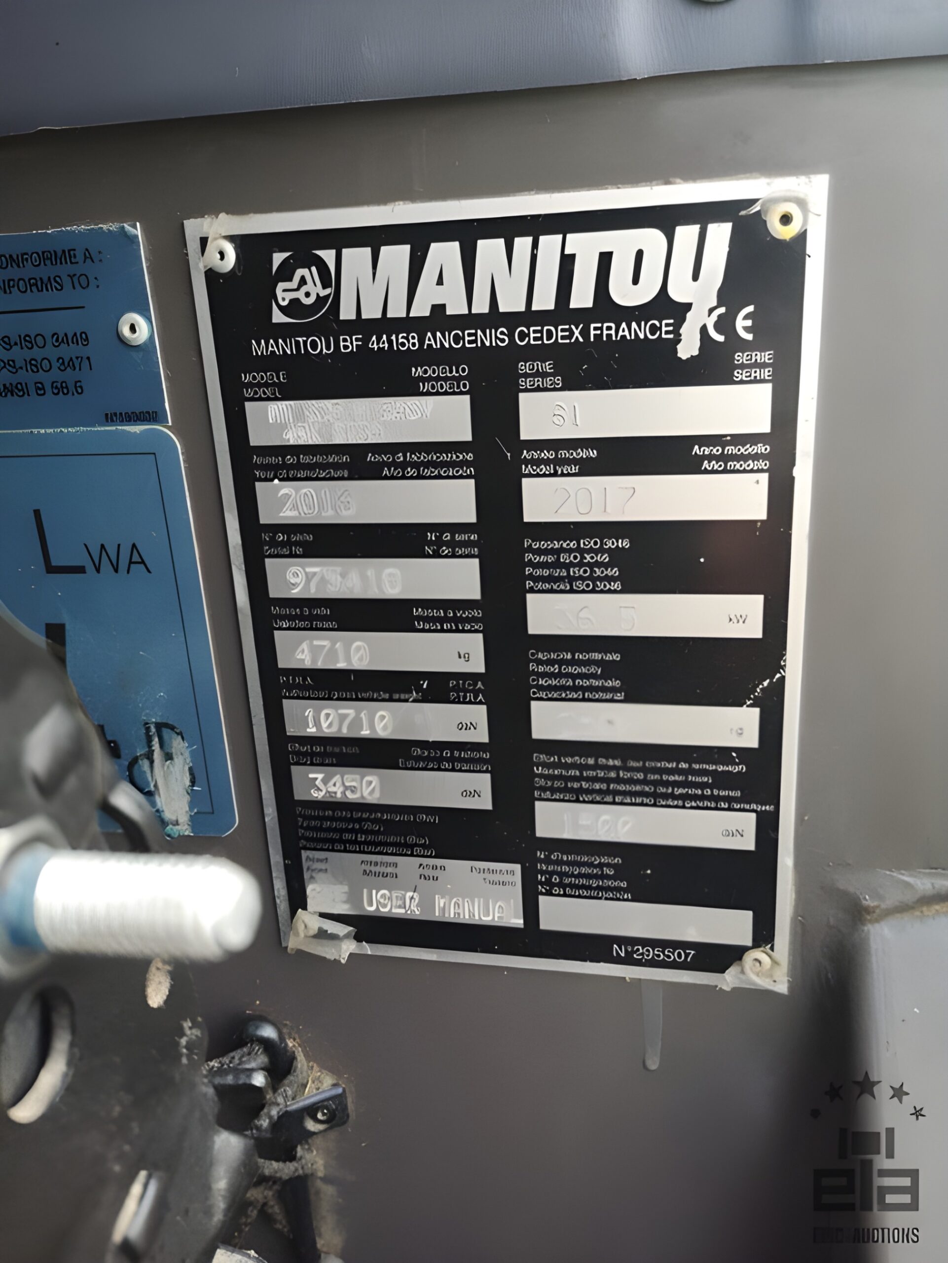 2016 Manitou MT625H Telehandler - Image 39