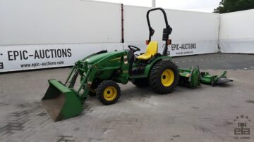 2012 John Deere 2520 Tractor With Cutter And Mower