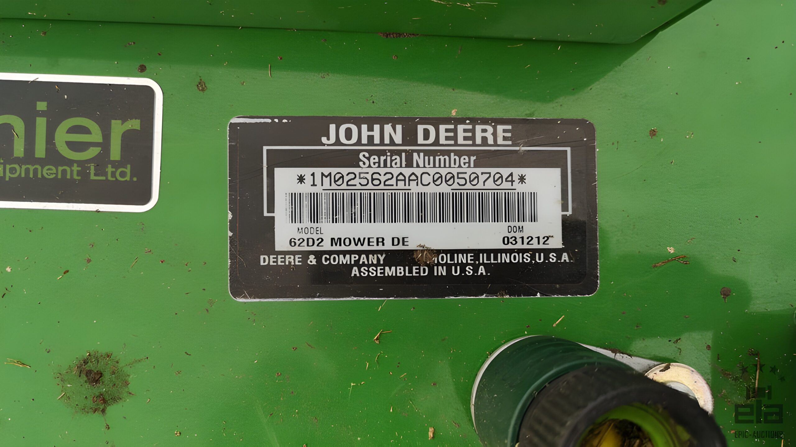 2012 John Deere 2520 Tractor With Cutter And Mower - Image 37